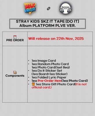 Précommande]Stray Kids-SKZ IT TAPE[DO IT]PLATFORM PLVE Ver.(Avantage En Ligne) Acheter à Prix Bas - Livraison Gratuite, Avis Réels Avec Des Photos