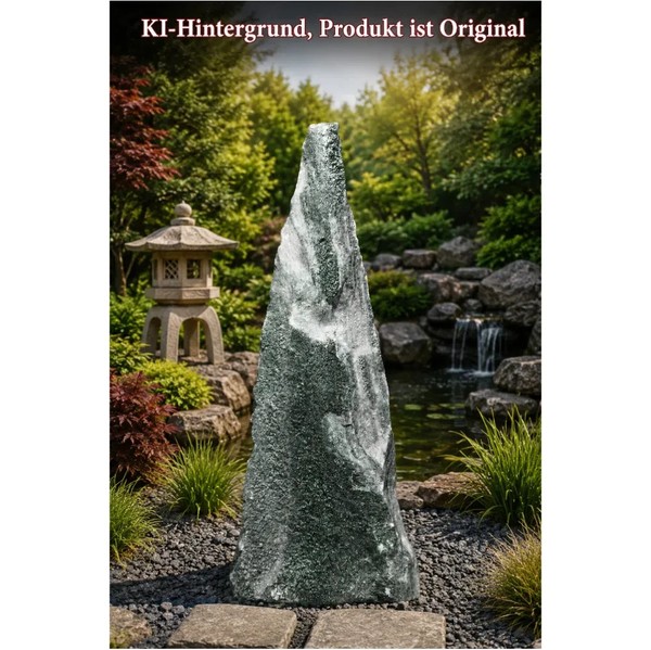 Atlantis Monolith Naturstein Gartendekoration Deko Frostfest NEU GE-1167740-13-image