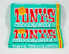 2 Tony’s Chocolonely Sea Salt Caramel Pretzel & Almond Nougat 6.35oz 09/11/2026