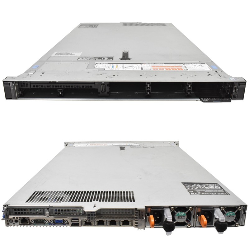 Dell PowerEdge R640 no CPU no RAM PC4 H730P mini 1x cooler 8x SFF 2.5"
