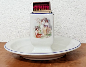 MATCH HOLDER  BUFFALO   CHINA  dated 1920