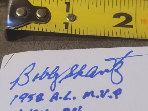 Bobby Shantz Firmado Corte Autógrafo New York Yankees Autografiado Cardenal de San Luis - Imagen 2 de 3