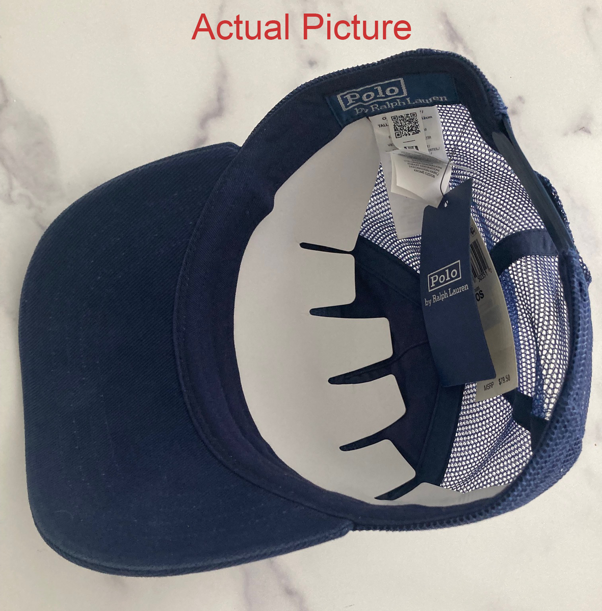 Polo Ralph Lauren Men's Logo-Patch Twill Trucker Cap Newport Navy