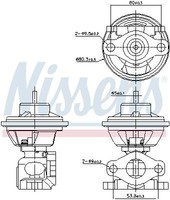 Nissens 98477 Agr-Ventil FüR Hyundai KIA