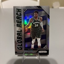 2022-23 Panini Prizm - Global Reach Giannis Antetokounmpo #3 Silver Prizm