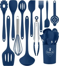 Kitchen Utensils Set-12 Pieces Silicone Cooking Utensils Set (Dishwasher Safe) 3