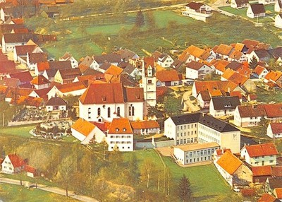 764780) Postcard complete view Scheppach near Jettingen Ldkrs. Günzburg 