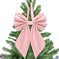 Janinka Christmas Tree Topper Bow 22", Large Bow for Decor, Birthday Party