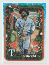 2024 Topps Holiday Mega Top Hat Variation #H46 Adolis Garcia - Texas Rangers