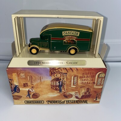 MATCHBOX GREAT BEERS OF THE WORLD YGB18 - 1931 MORRIS VAN - CASCADE