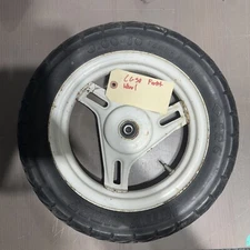 1988-1991 Yamaha Jog CG50 Front Wheel with tire White