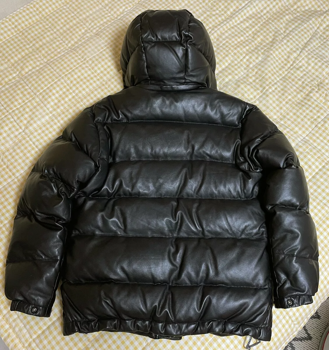 KAWS originalfake OLD BAPE A Bathing Ape NIGO Leather Down Jacket Sheepskin