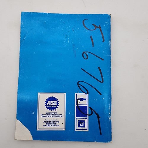 VTG Owner's Manuals 78 84 87 84 Camaro 84 El Camino GVC CHOOSE - Picture 21 of 24