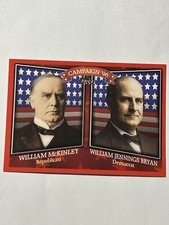 2008 Topps Campaign William McKinley vs William Jennings Bryan #HCM-1896