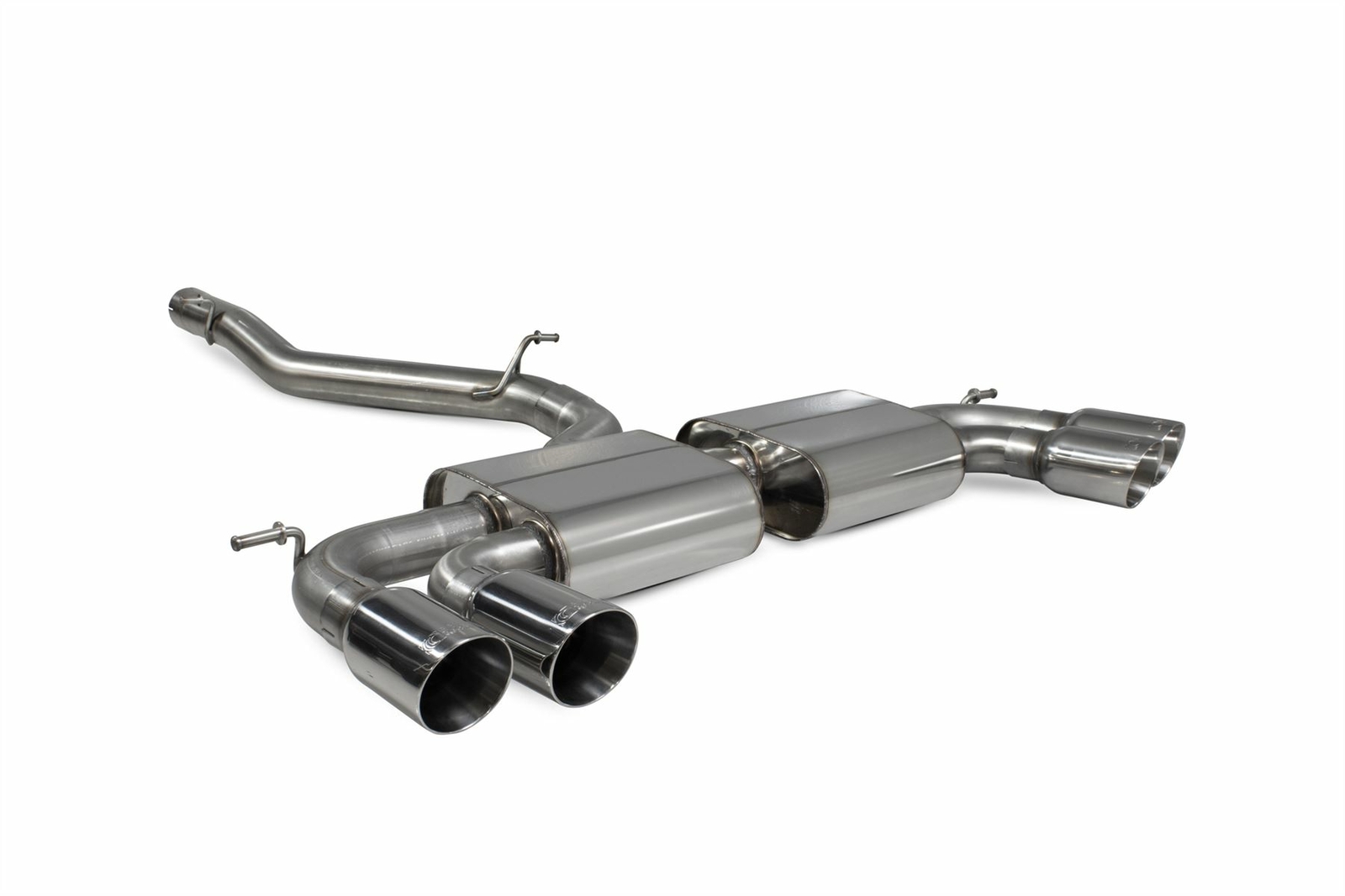Scorpion Exhaust No-Res Cat-Back No-Valves VW Golf R MK7.5 FL GPF & No-GPF 17-20
