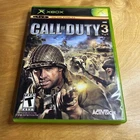 Xbox 2006 Call of Duty 3 Microsoft COB Complete with Manual TESTED Working