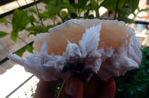 Mordenite con minerali a matrice di stilbite - Foto 1 di 9