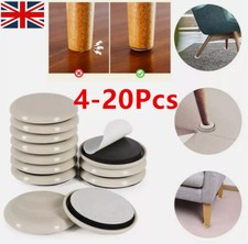 4-20Pcs Extra Small Furniture Sliders Chair for Carpet Table and Floor Mat UK