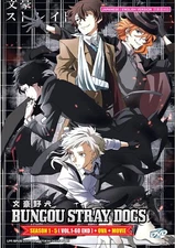 BUNGOU STRAY DOGS Season 1-5+OVA+Movie - 6 DVD with English Dubbed