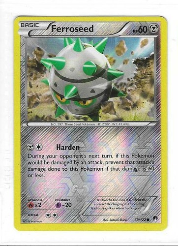 XY - BREAKpoint #79/122 Ferroseed Holo Foil | eBay