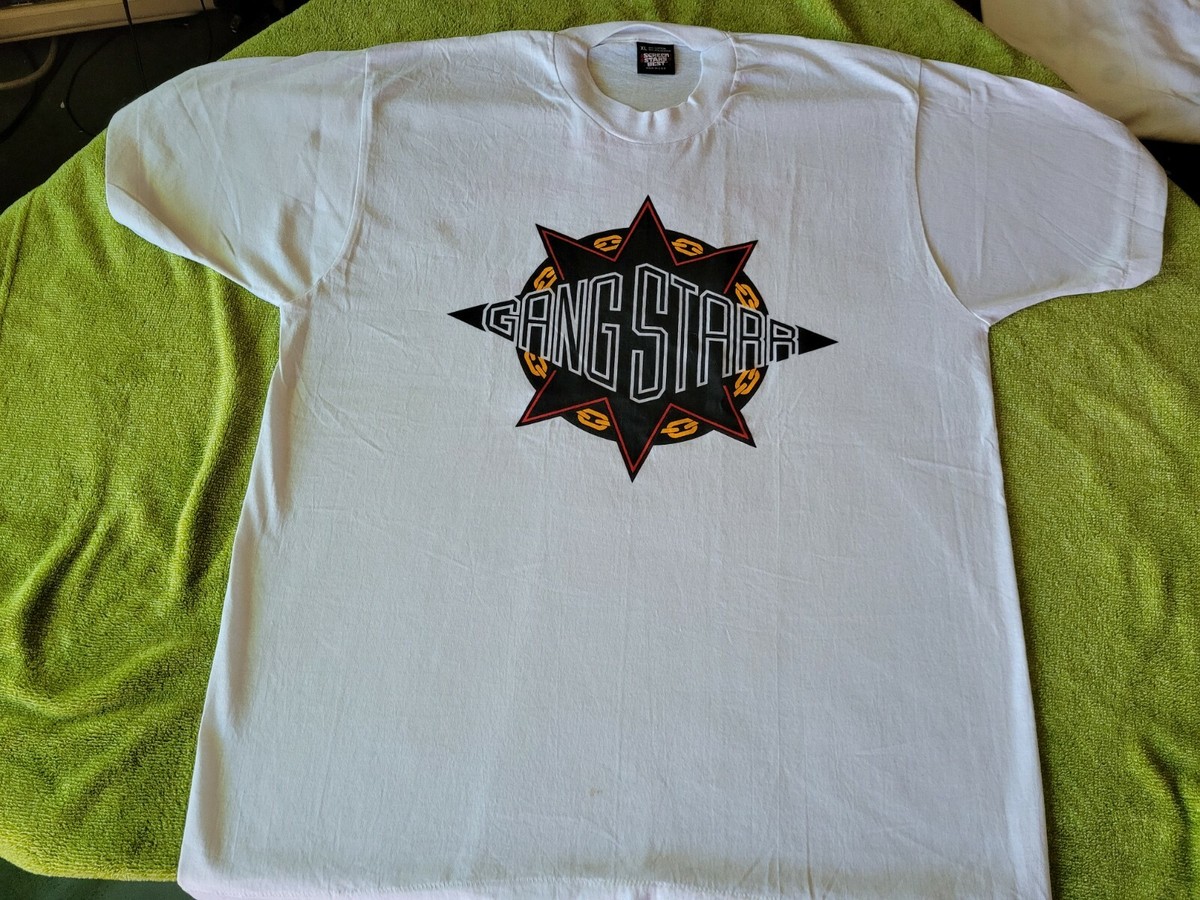 【レアオフィシャル】GANGSTARR アルバムプロモビンテージTシャツ レアオフィシャル】GANGSTARR アルバムプロモビンテージTシャツ