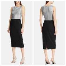 Lauren Ralph Lauren Annabella Metallic Cocktail NWT Women's Size 2