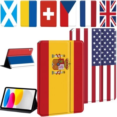 Flag Leather Flip Smart Stand Case Cover Fits Apple iPad 11th Gen A16 2025