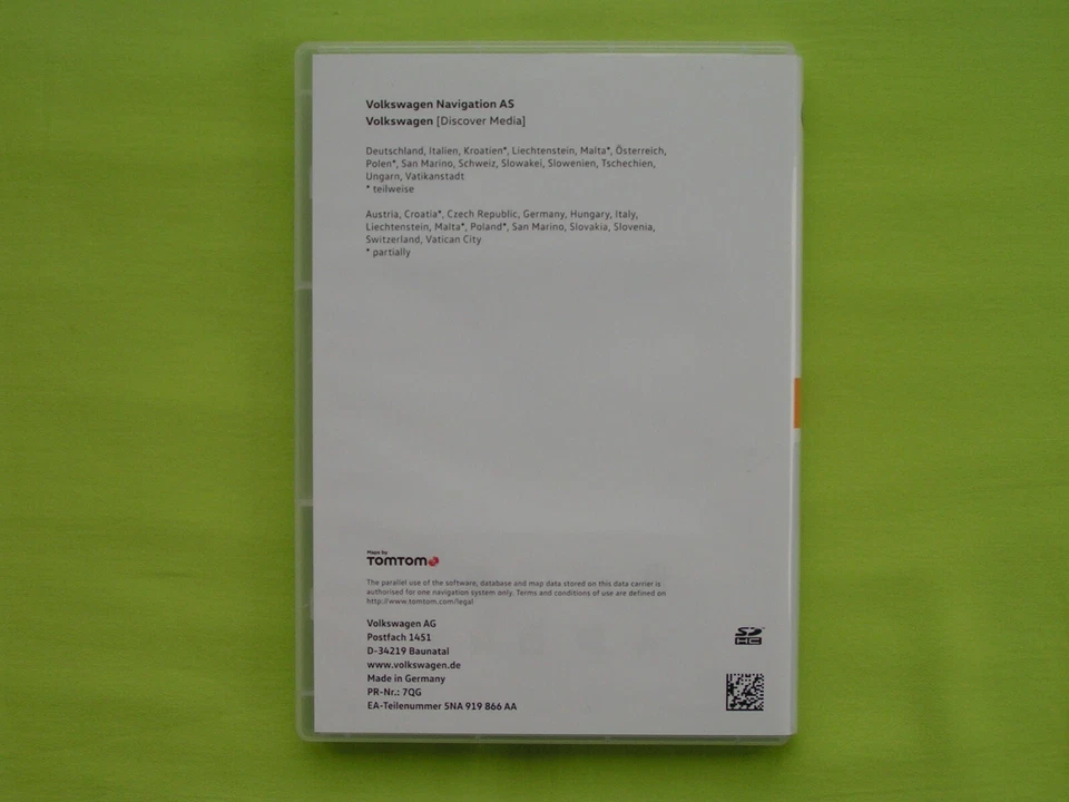 SD CARD NAVIGATION AS EUROPA 3 2020 V11 VW DISCOVER MEDIA 2 PASSAT TIGUAN GOLF - Bild 2 von 4