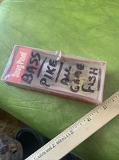 SNAG PROOF Vintage Top Water Fishing Lure MADE IN USA In Box Red White