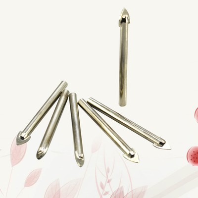 6 Pcs Dreieckskopfbohrer Wolframkarbid-Materialbohrer Keramikbohrer
