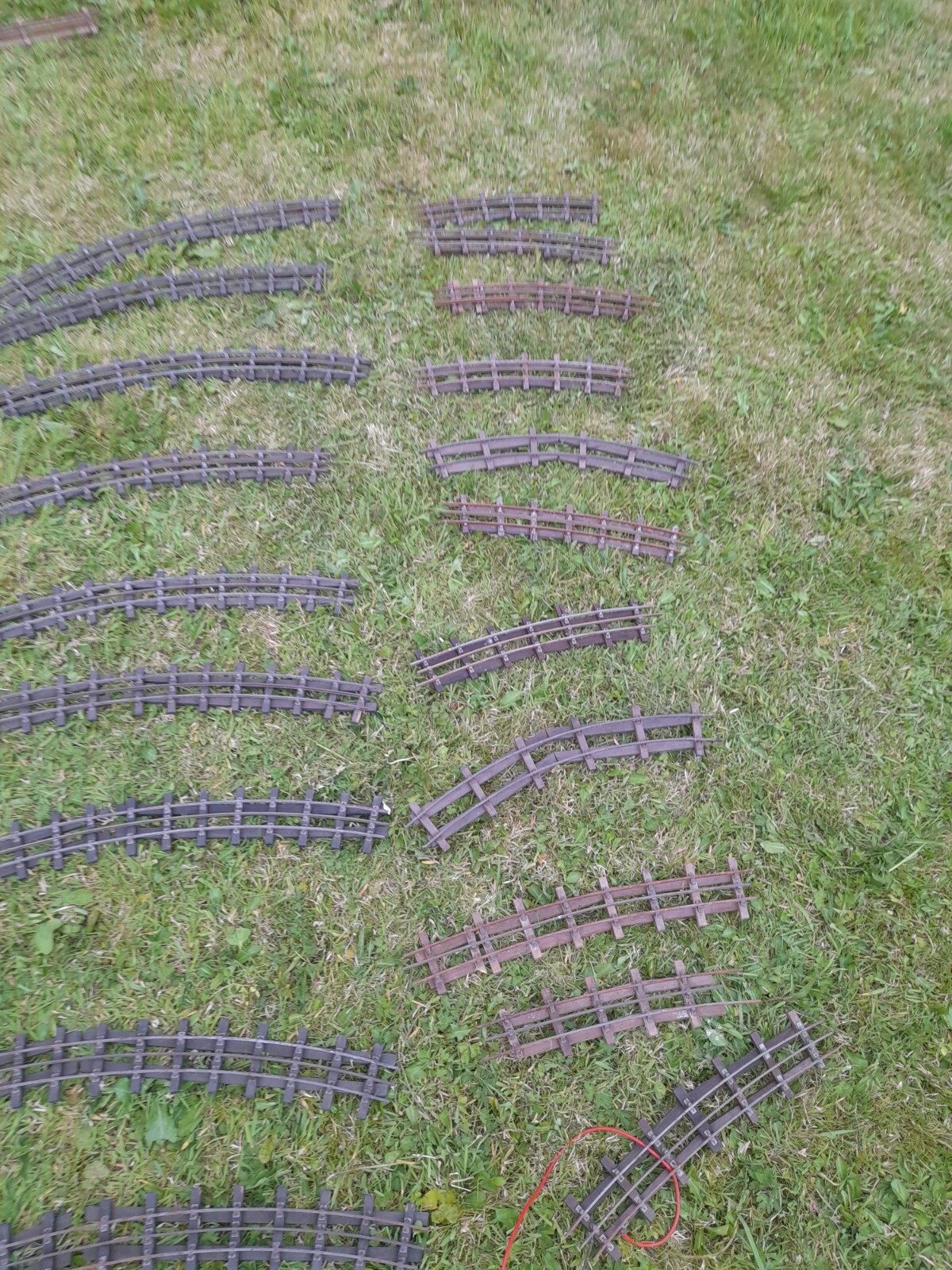 Garden Railway Track Wood & Metal Curves, Straight & Junctions Over 80m