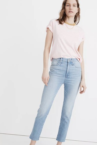 Madewell Stovepipe Jeans in Devoe Wash 