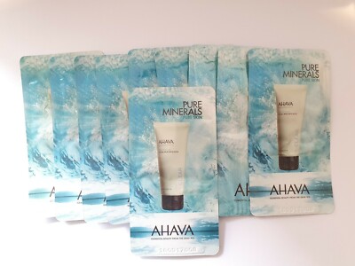 40ml AHAVA Pure Minerals Pure Skin Gesichtsschlamm Peeling 4ml Beutel x 10