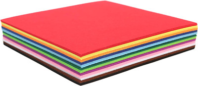Craft Stiff Felt Squares - 12 X 12 Inch - 36 Pack - 12 Colors, 3 of Each Color -