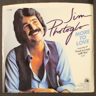 LPレコード ジム・フォトグロ フォトグロ e312y128 JIM PHOTOGLO: more to love / mono 20TH CENTURY 7
