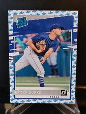 Brock Burke 2020 Panini Donruss Baby Shark Rated Rookie #40 - Texas Rangers