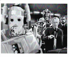 Reg Whitehead- Cyberman from DOCTOR WHO 10" x 8" genuine autograph COA 33571