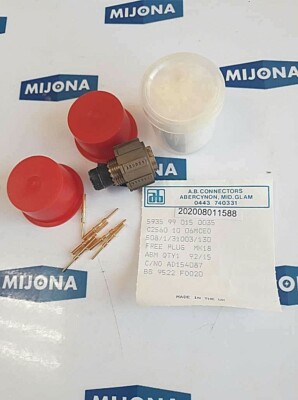 AB connectors ABM9215 0150035 plug MK18 (NEW OLD STOCK)