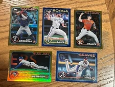 2024 Topps Update: Gold Foil & Royal Blue Parallels: You Pick -Complete Your Set