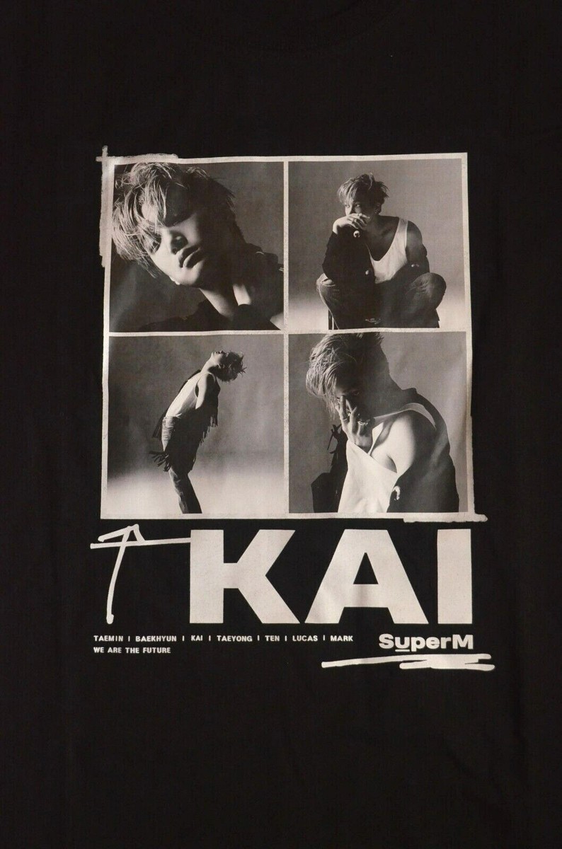 exo カイ Tシャツ Kai SuperM K-Pop EXO T-Shirt Size Large (RUNS WIDE SEE
