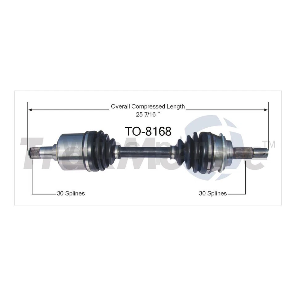 KIT DE EJE Y COJINETE DE RUEDA PARA TOYOTA FJ CRUISER 2007-2014 4X 4X JUNTAS CV Foto 3 de 4