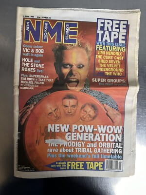 NEW MUSICAL EXPRESS NME MAGAZINE 6 MAY 1995 THE PRODIGY PLASTIKMAN VIC AND BOB