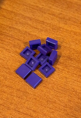 Lego 1x1 Tile - Dark Purple - 3070/3070b - 10 pieces - NEW