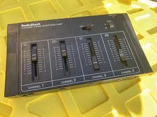 Vintage Radio Shack 4 Channel Stereo Microphone Mixer 3200029 No Adapter