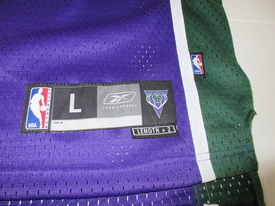 Camiseta deportiva autografiada Andrew Bogut #6 Milwaukee Bucks auténtica cosida talla grande Foto 3 de 4