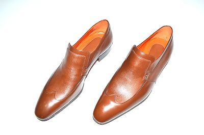 NEW  STEFANO RICCI Leather Shoes Size Eu 42 Uk 8 Us 9 (Cod 453)
