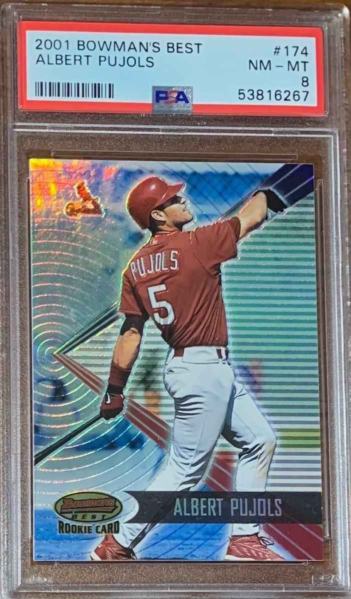 2001 Bowman's Best Baseball #174 Albert Pujols Rookie #1611/2999