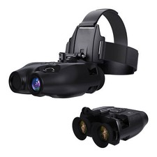 Head-Mounted Night Vision Goggles Digital Infrared Binoculars for 100 Darkness