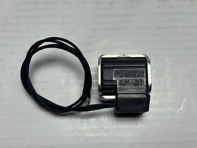 Parker Hydraulics 12 VDC 28W CAP 012 L Cartridge Valve Solenoid Coil 5/8" &Leads