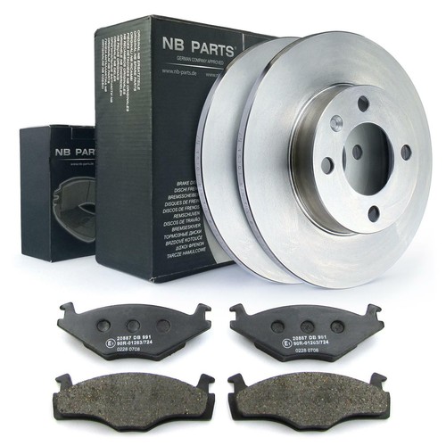 Bremsscheiben Bremsbeläge vorne 239mm voll für Seat Cordoba II VW